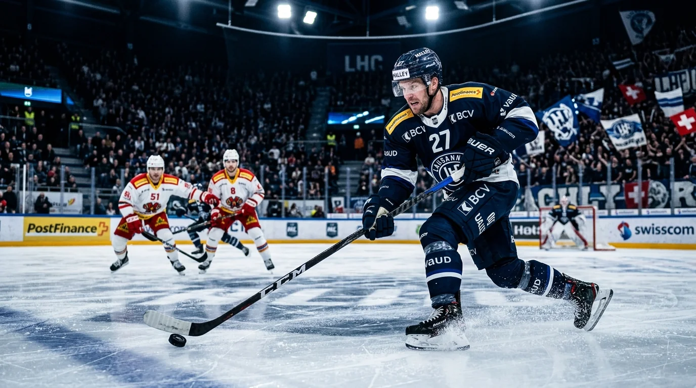 Schweizer Eishockey National League Action